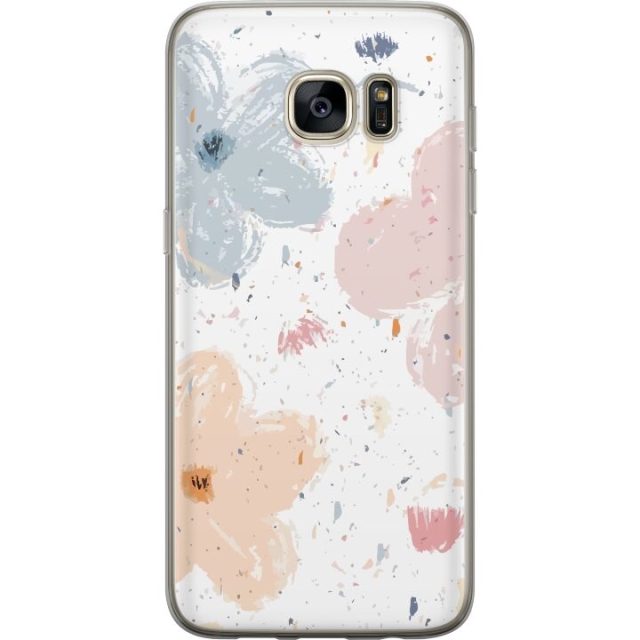 Mobiele hoes voor Samsung Galaxy S7 edge met Bloemen ontwerp
