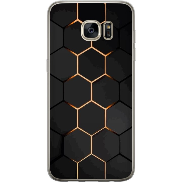 Mobiele hoes voor Samsung Galaxy S7 edge met Luxe Patroon ontwerp