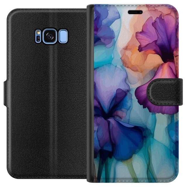 Portemonnee-hoesje voor Samsung Galaxy S8 met Magische bloemen ontwerp