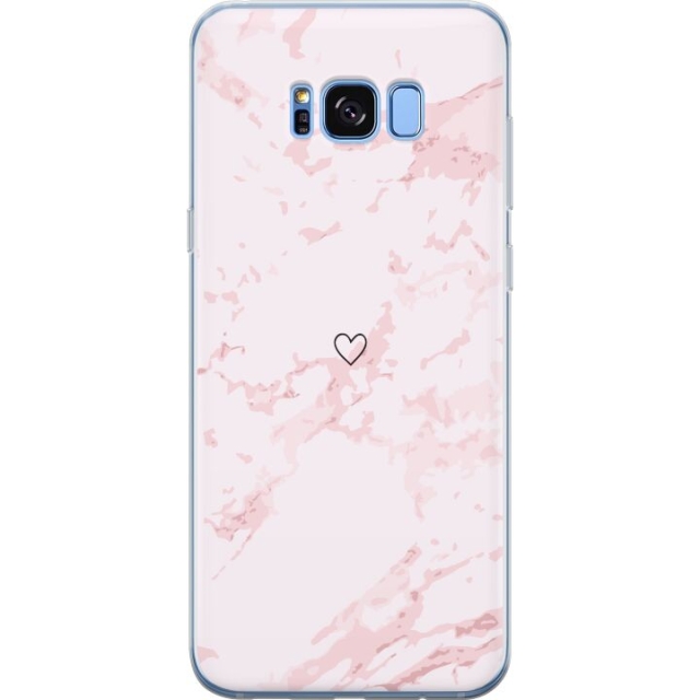 Mobiele hoes voor Samsung Galaxy S8 met Roze Hart ontwerp