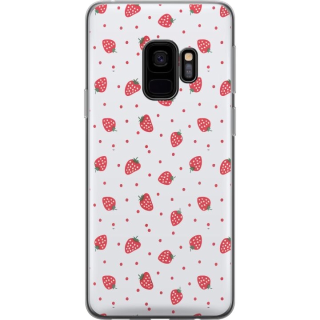 Mobiele hoes voor Samsung Galaxy S9 met Aardbeien ontwerp
