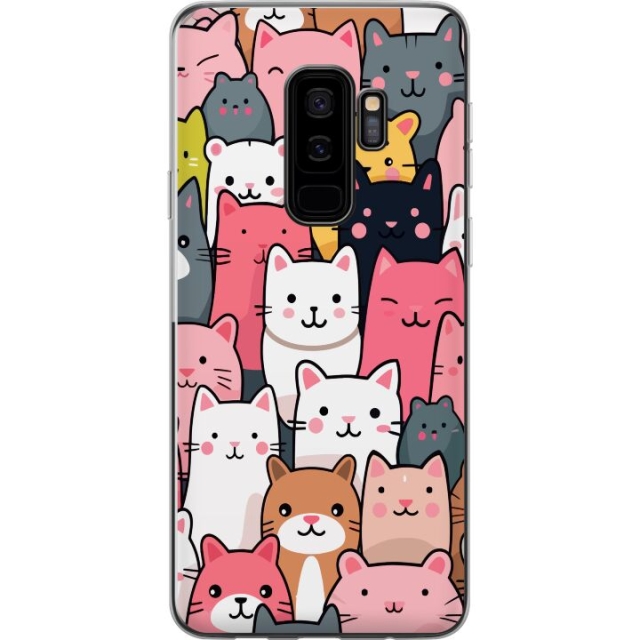 Mobiele hoes voor Samsung Galaxy S9+ met Kattenpatroon ontwerp