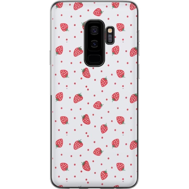 Mobiele hoes voor Samsung Galaxy S9+ met Aardbeien ontwerp