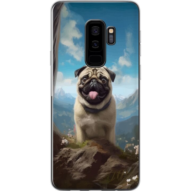 Mobiele hoes voor Samsung Galaxy S9+ met Blije Hond ontwerp