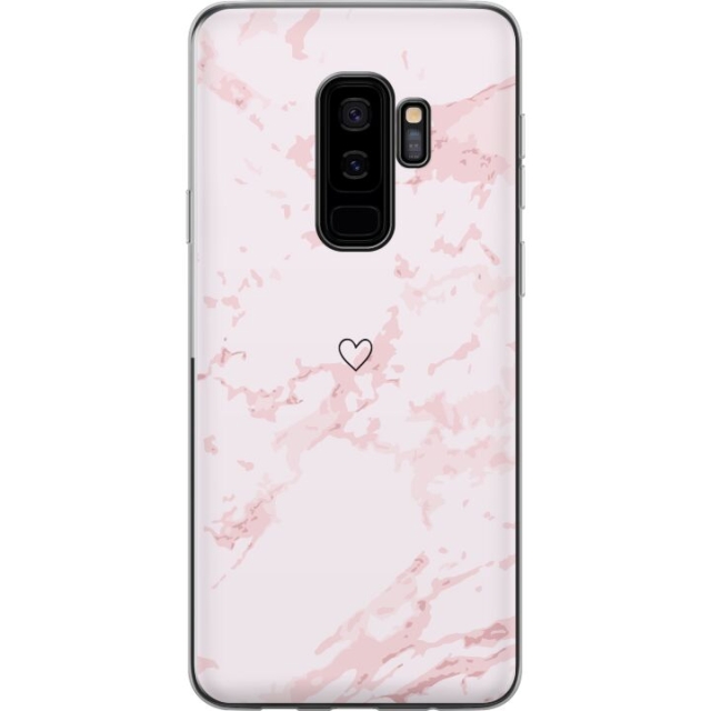 Mobiele hoes voor Samsung Galaxy S9+ met Roze Hart ontwerp