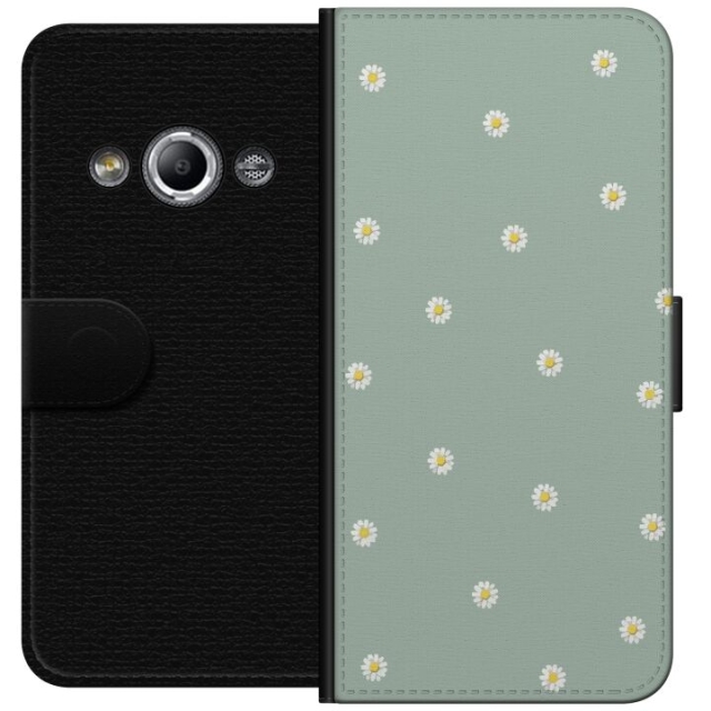 Portemonnee-hoesje voor Samsung Galaxy Xcover 3 met Priesterkragen ontwerp