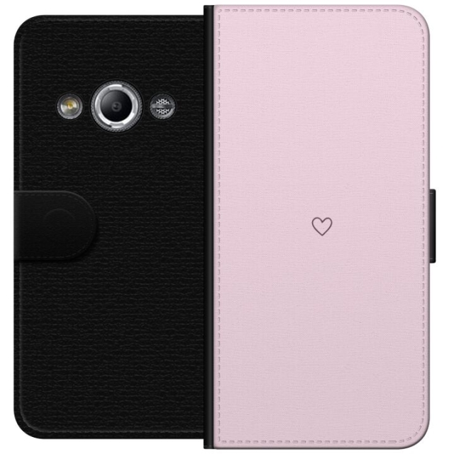 Portemonnee-hoesje voor Samsung Galaxy Xcover 3 met Hart ontwerp