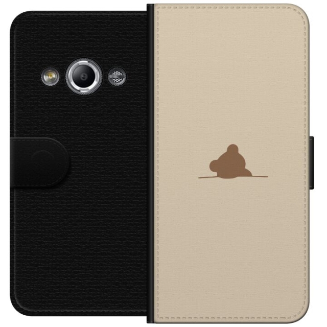 Portemonnee-hoesje voor Samsung Galaxy Xcover 3 met Nalle ontwerp