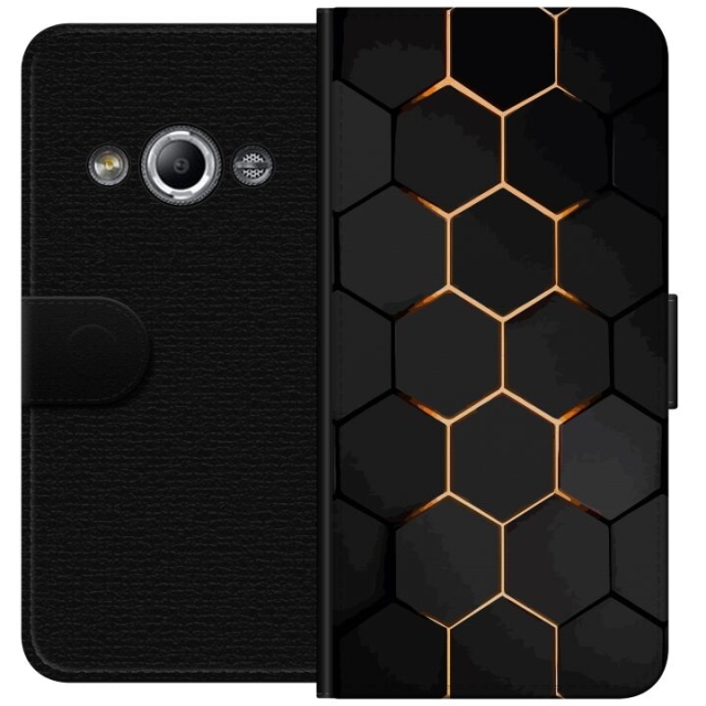Portemonnee-hoesje voor Samsung Galaxy Xcover 3 met Luxe Patroon ontwerp