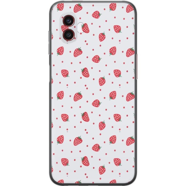 Mobiele hoes voor Samsung Galaxy Xcover6 Pro met Aardbeien ontwerp
