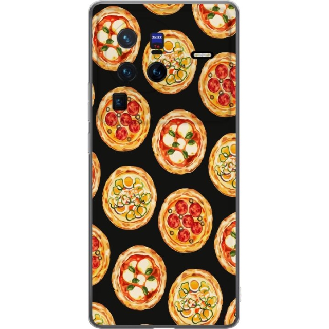 Mobiele hoes voor vivo X80 Pro met Pizza ontwerp
