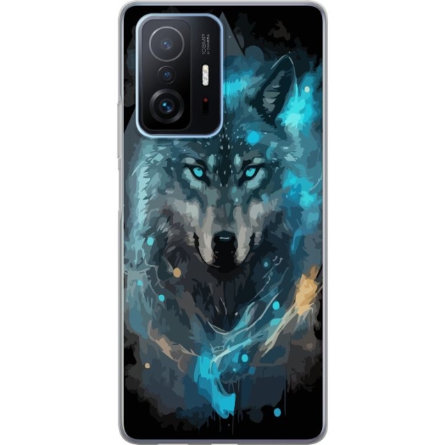 Mobiele hoes voor Xiaomi 11T Pro met Wolf ontwerp