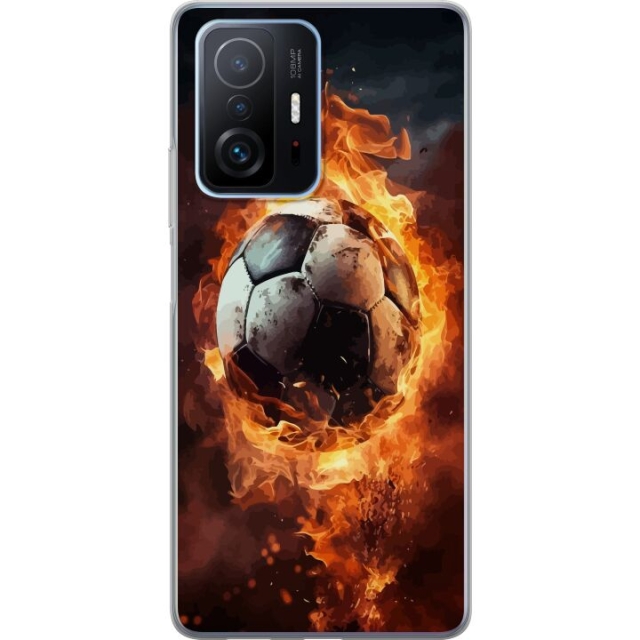 Mobiele hoes voor Xiaomi 11T Pro met Voetbal ontwerp