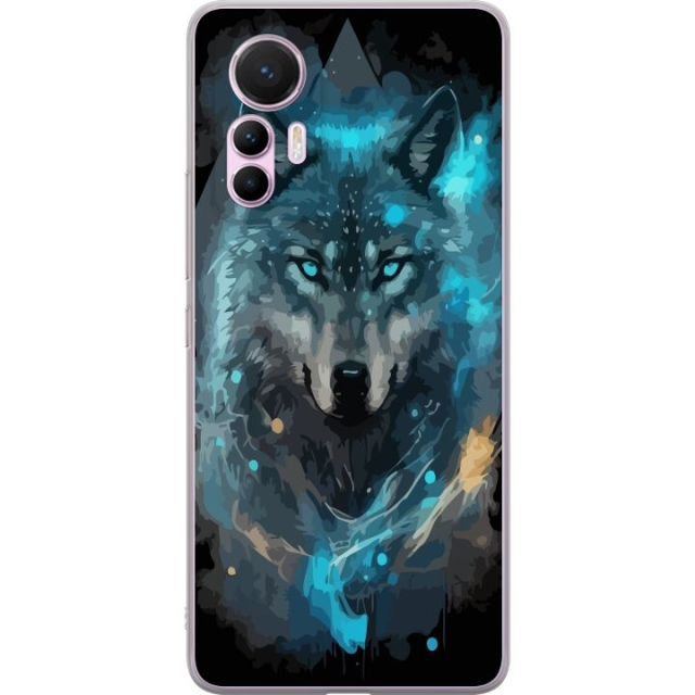 Mobiele hoes voor Xiaomi 12 Lite met Wolf ontwerp