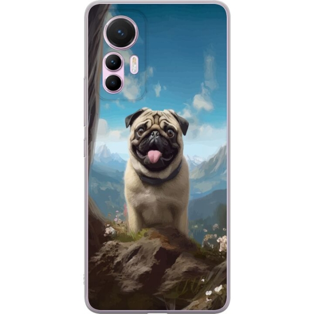 Mobiele hoes voor Xiaomi 12 Lite met Blije Hond ontwerp