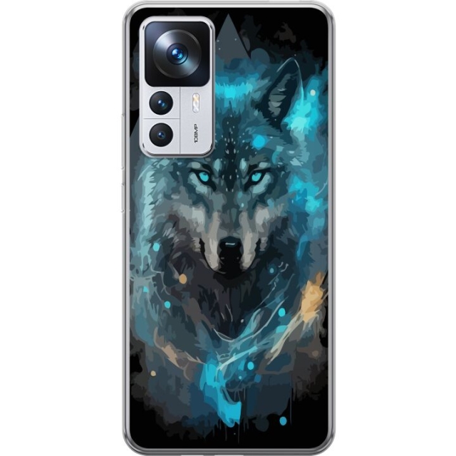 Mobiele hoes voor Xiaomi 12T Pro met Wolf ontwerp