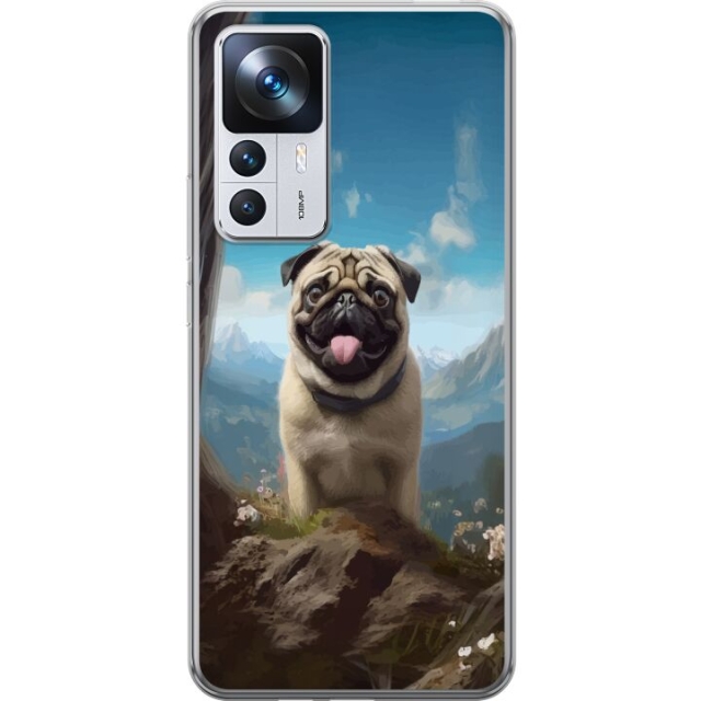 Mobiele hoes voor Xiaomi 12T Pro met Blije Hond ontwerp