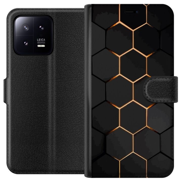 Portemonnee-hoesje voor Xiaomi 13 met Luxe Patroon ontwerp