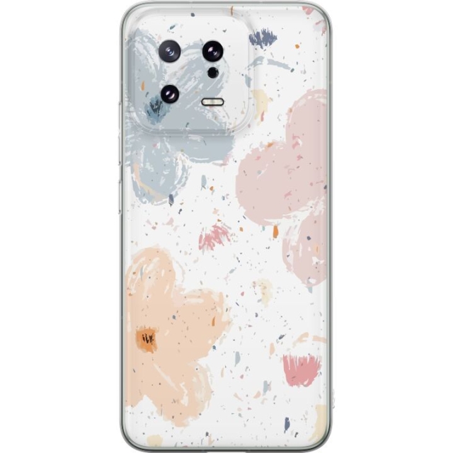 Mobiele hoes voor Xiaomi 13 met Bloemen ontwerp
