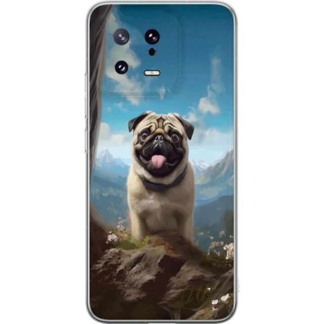 Mobiele hoes voor Xiaomi 13 met Blije Hond ontwerp