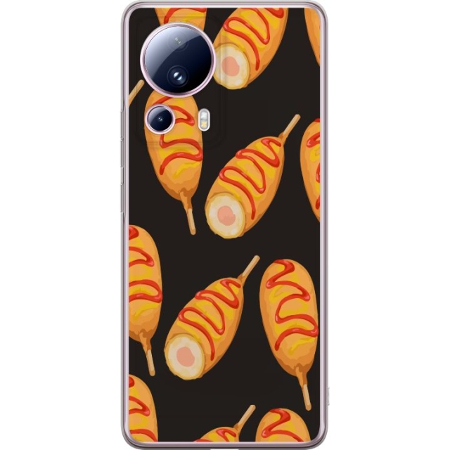 Mobiele hoes voor Xiaomi 13 Lite met Kippenpoot ontwerp