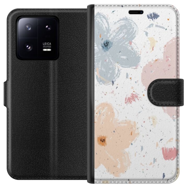 Portemonnee-hoesje voor Xiaomi 13 Pro met Bloemen ontwerp