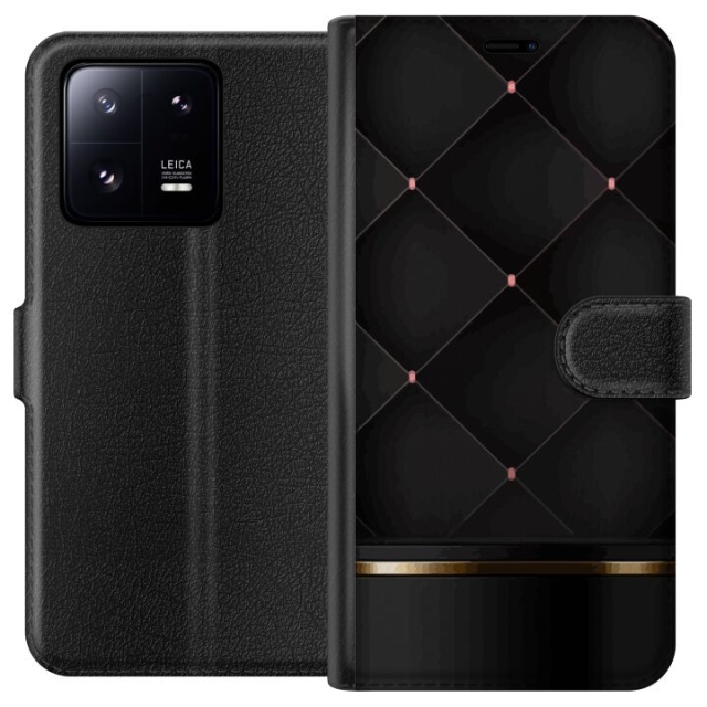 Portemonnee-hoesje voor Xiaomi 13 Pro met Luxe lijn ontwerp