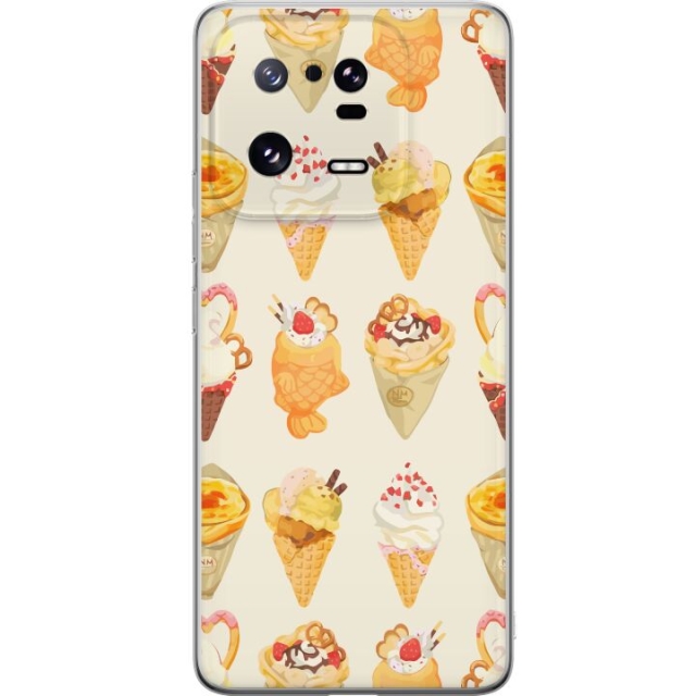 Mobiele hoes voor Xiaomi 13 Pro met Glasachtig ontwerp