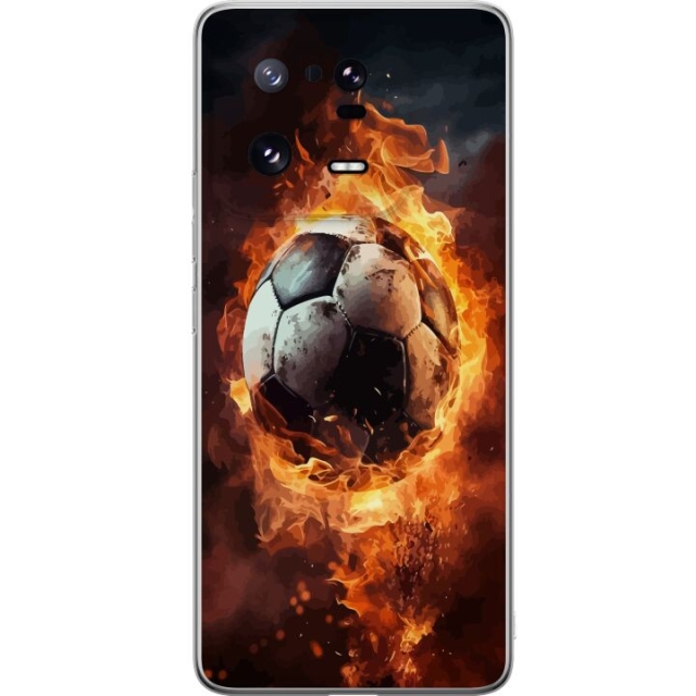 Mobiele hoes voor Xiaomi 13 Pro met Voetbal ontwerp