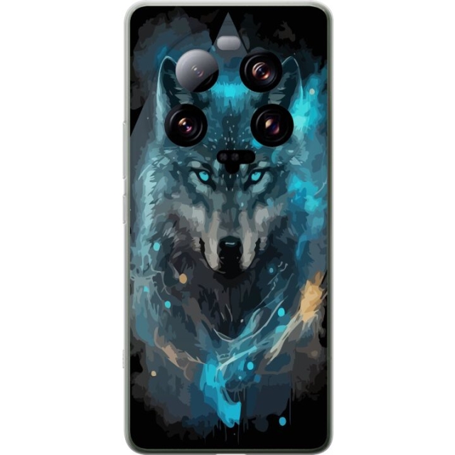 Mobiele hoes voor Xiaomi 13 Ultra met Wolf ontwerp