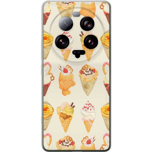 Mobiele hoes voor Xiaomi 13 Ultra met Glasachtig ontwerp