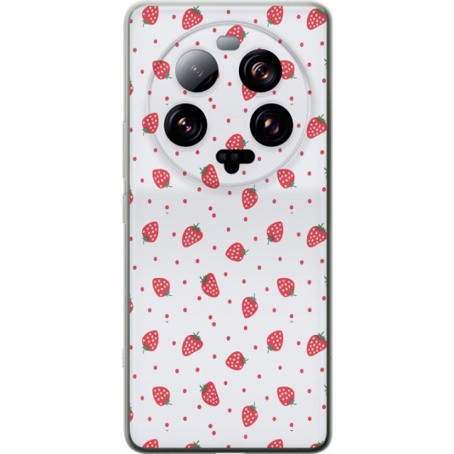 Mobiele hoes voor Xiaomi 13 Ultra met Aardbeien ontwerp
