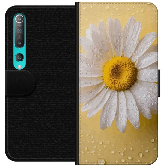 Portemonnee-hoesje voor Xiaomi Mi 10 5G met Porseleinbloem ontwerp