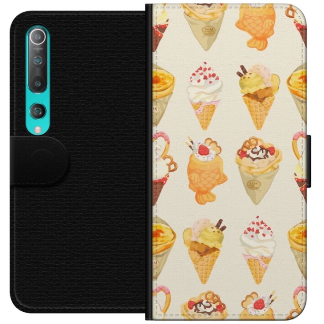 Portemonnee-hoesje voor Xiaomi Mi 10 5G met Glasachtig ontwerp