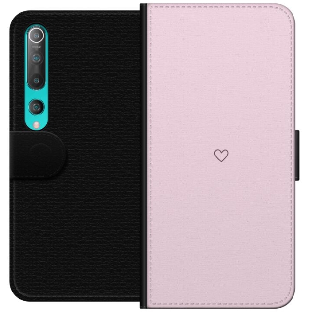 Portemonnee-hoesje voor Xiaomi Mi 10 5G met Hart ontwerp