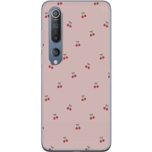 Mobiele hoes voor Xiaomi Mi 10 5G met Kersen ontwerp