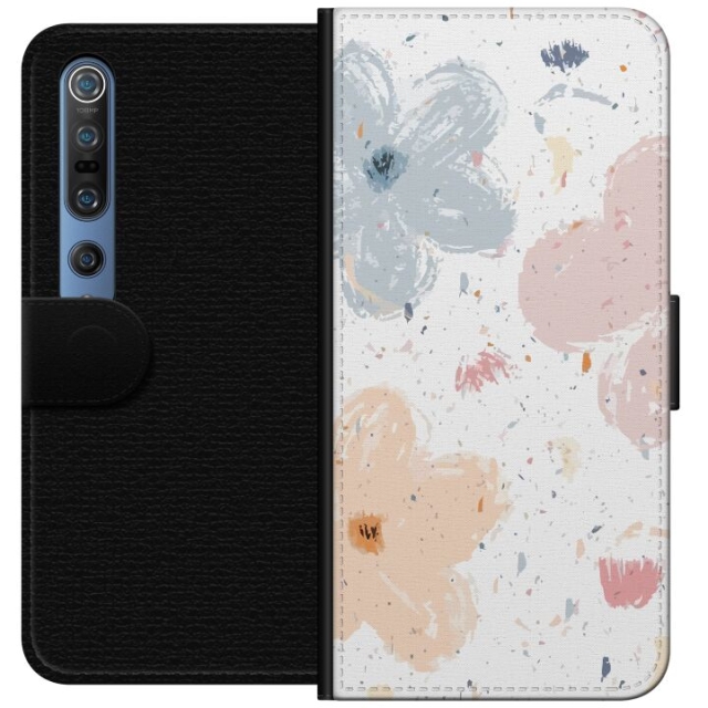 Portemonnee-hoesje voor Xiaomi Mi 10 Pro 5G met Bloemen ontwerp