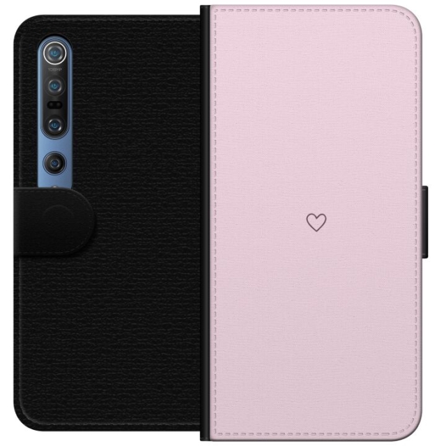 Portemonnee-hoesje voor Xiaomi Mi 10 Pro 5G met Hart ontwerp