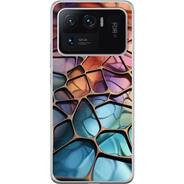 Mobiele hoes voor Xiaomi Mi 11 Ultra met Metallic patroon ontwerp