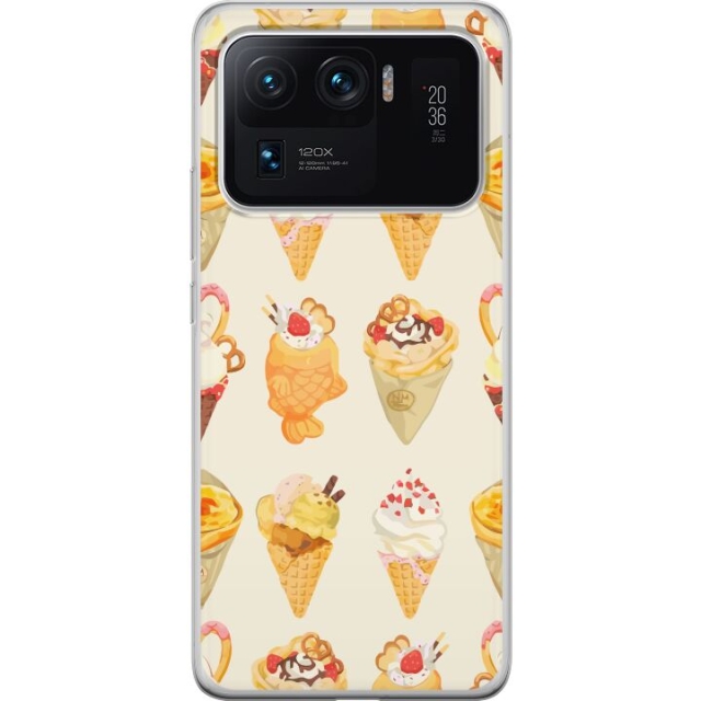 Mobiele hoes voor Xiaomi Mi 11 Ultra met Glasachtig ontwerp