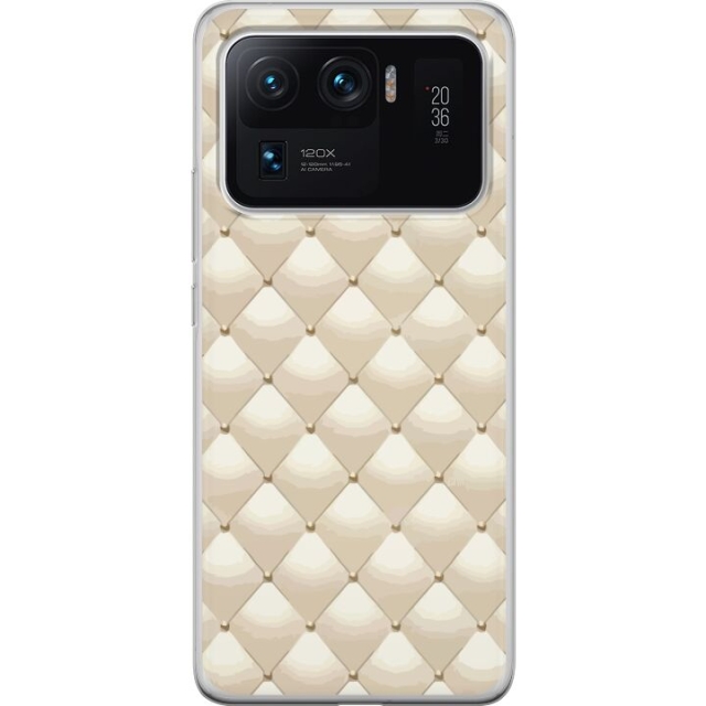 Mobiele hoes voor Xiaomi Mi 11 Ultra met Goudglans ontwerp