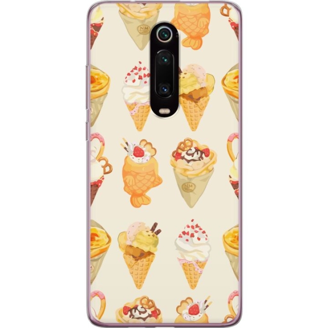 Mobiele hoes voor Xiaomi Mi 9T Pro met Glasachtig ontwerp