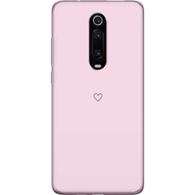 Mobiele hoes voor Xiaomi Mi 9T Pro met Hart ontwerp