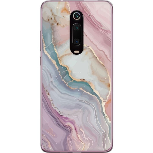 Mobiele hoes voor Xiaomi Mi 9T Pro met Marmer ontwerp