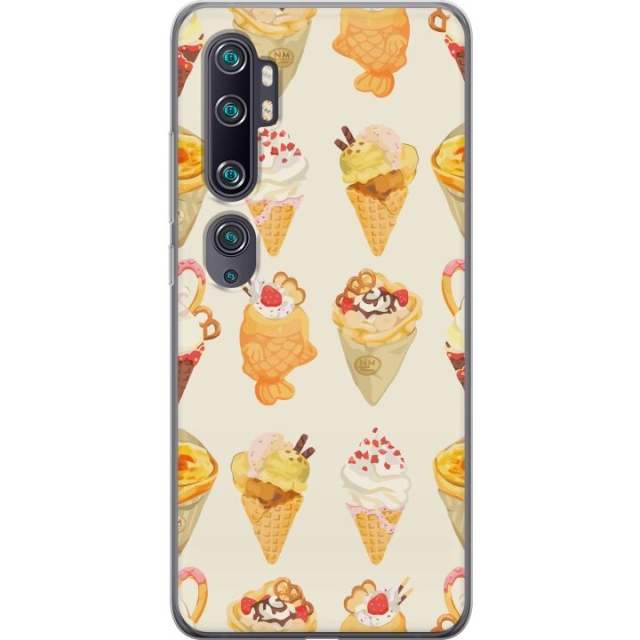 Mobiele hoes voor Xiaomi Mi Note 10 met Glasachtig ontwerp