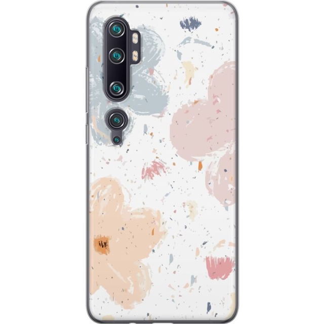 Mobiele hoes voor Xiaomi Mi Note 10 Pro met Bloemen ontwerp