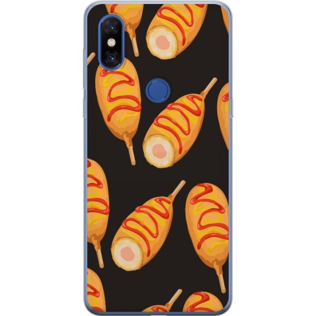 Mobiele hoes voor Xiaomi Mi Mix 3 met Kippenpoot ontwerp