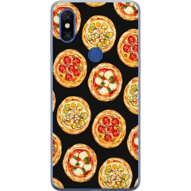 Mobiele hoes voor Xiaomi Mi Mix 3 met Pizza ontwerp