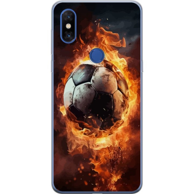 Mobiele hoes voor Xiaomi Mi Mix 3 met Voetbal ontwerp