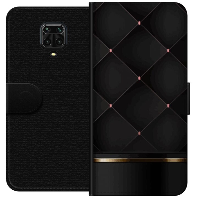Portemonnee-hoesje voor Xiaomi Redmi Note 9 Pro met Luxe lijn ontwerp